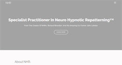 Desktop Screenshot of neurohypnoticrepatterning.com